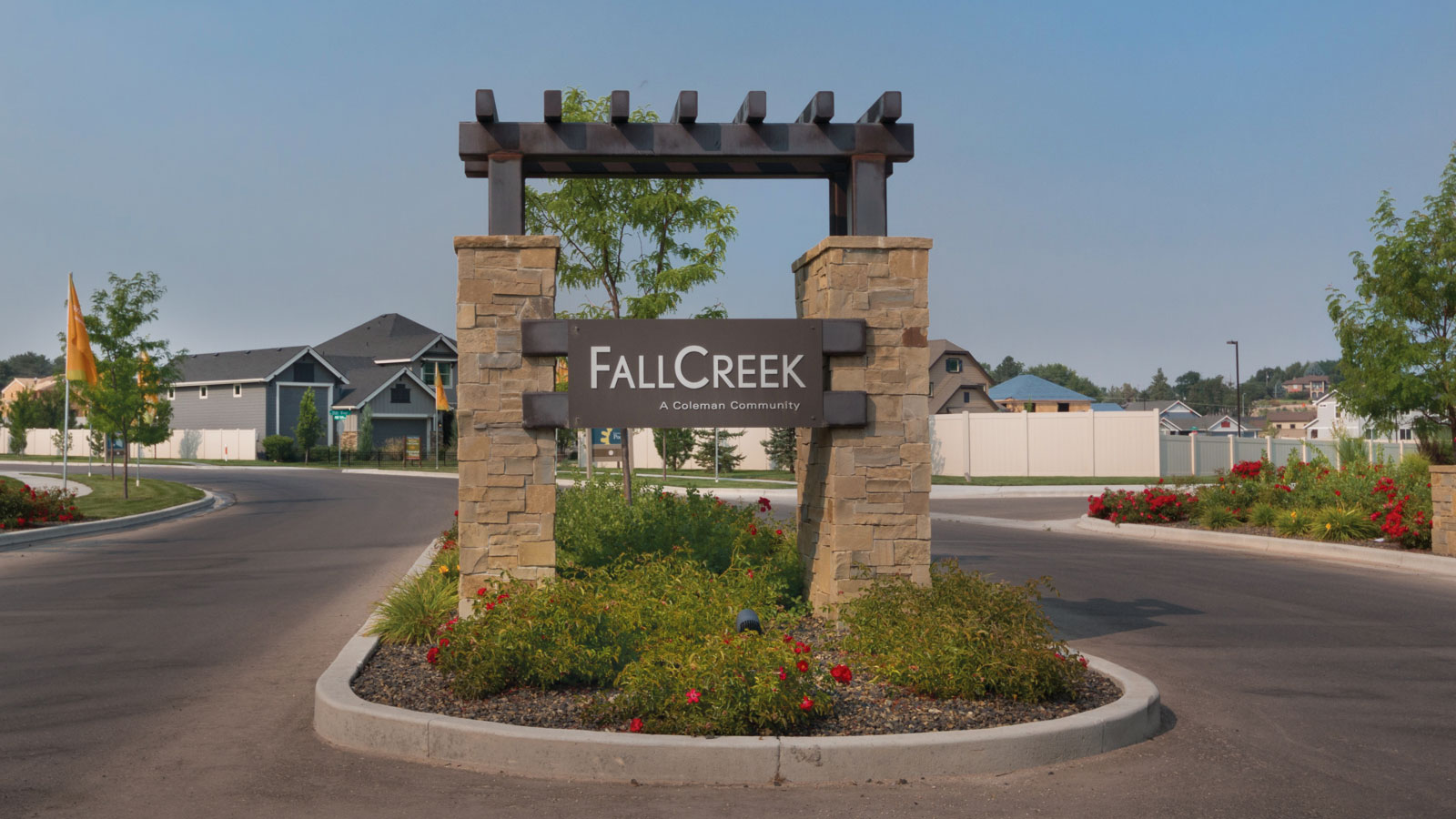 Fall Creek Community Entrance